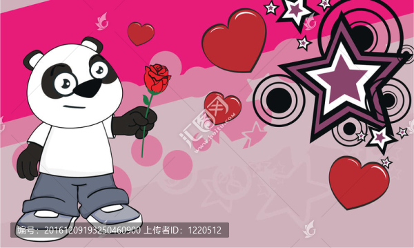 孩子background10熊貓卡通