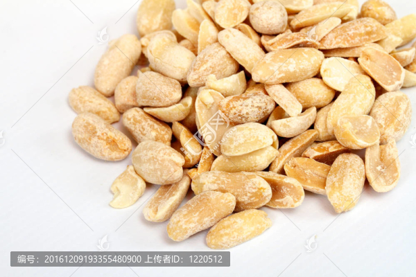 關(guān)閉白色背景的花生工作室特寫圖片