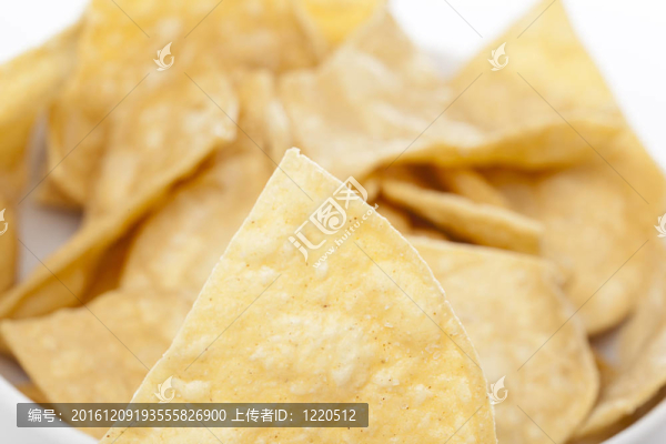 新鮮的玉米片