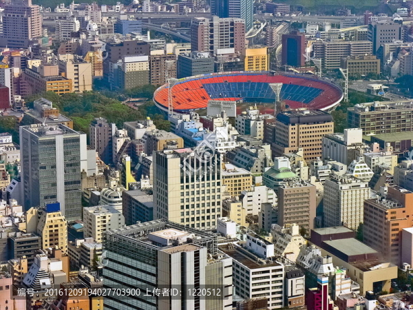 城市景觀與球場