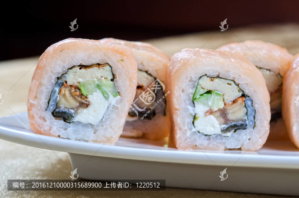 蝦鰻魚(yú)壽司卷