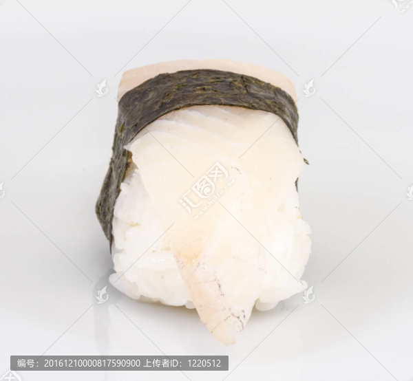 白色的魚壽司