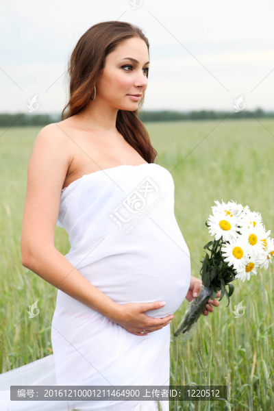 懷孕的女人