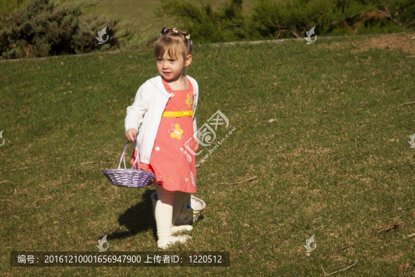 幼兒在復(fù)活節(jié)彩蛋狩獵