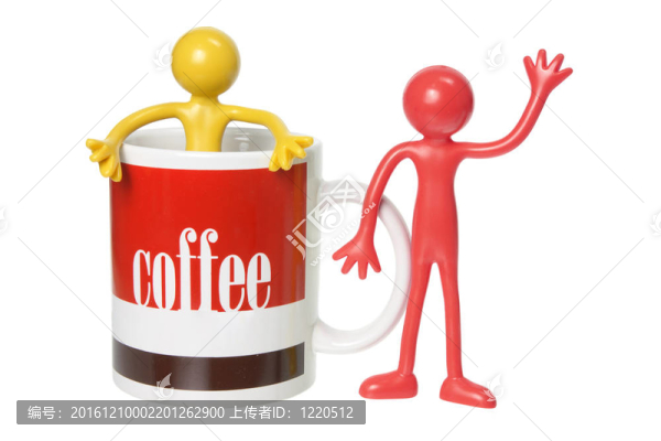 咖啡杯和橡皮