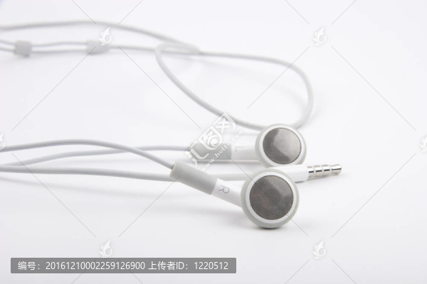 白色的耳機