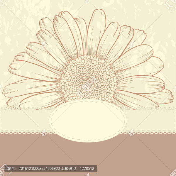 雛菊賀卡。