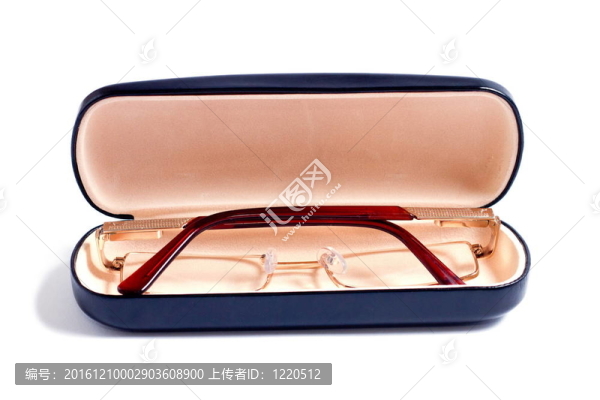 金色眼鏡及其外殼