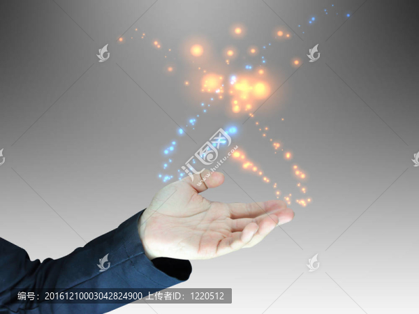 商人手執(zhí)空白