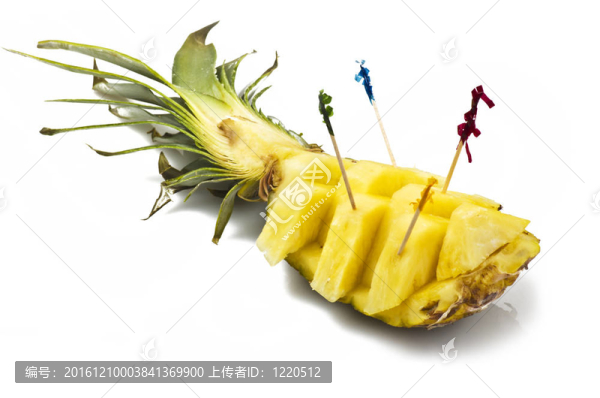 白底菠蘿