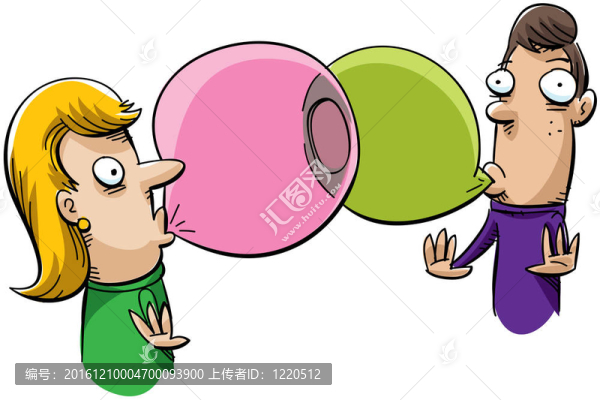 泡泡糖的連接