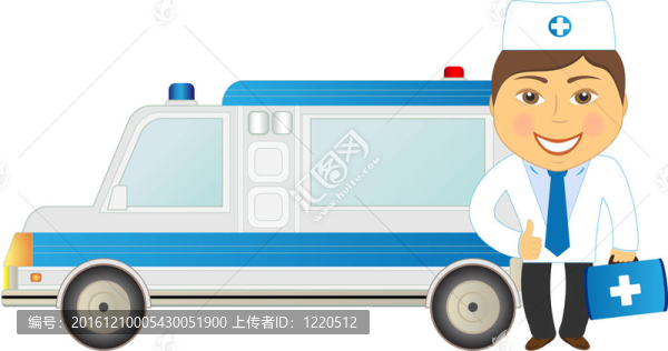 獸醫(yī)和救護車