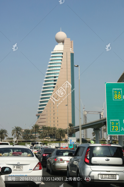 迪拜街景,迪拜城市建筑,迪拜