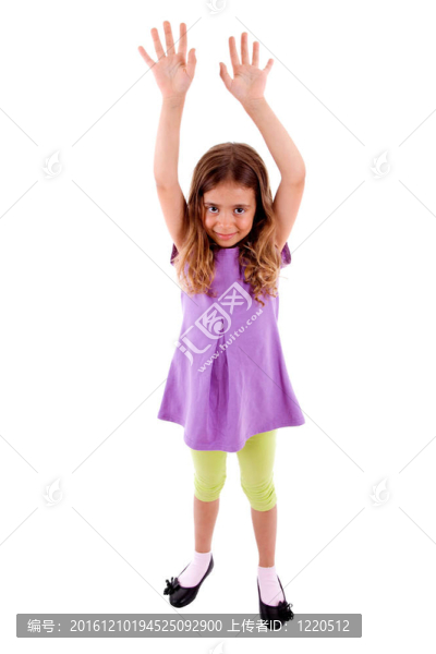 女孩全身