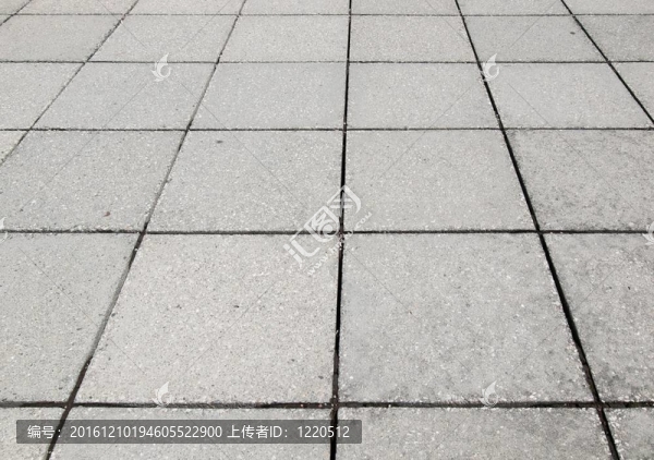 混凝土人行道路面