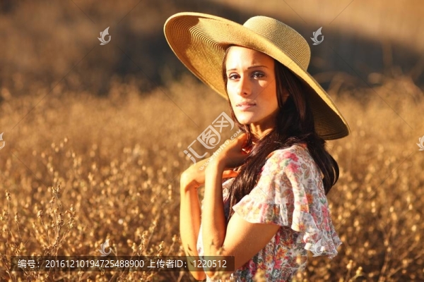 夏日里一個(gè)美麗的女人