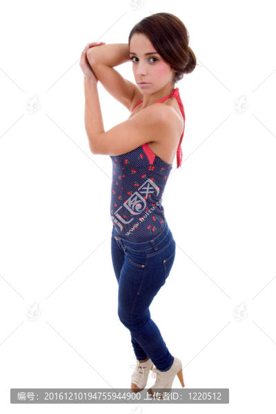 女人全身