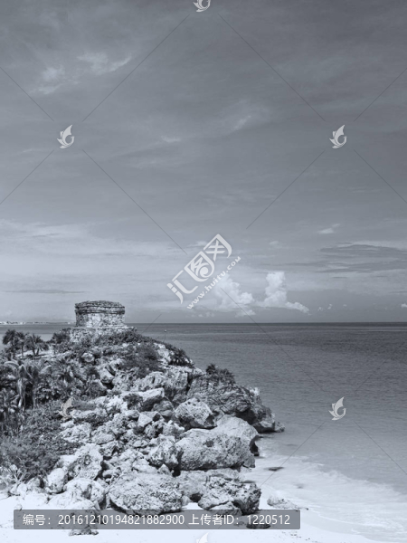 熱帶carabian海灘