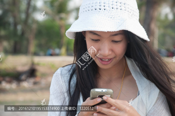 海灘上的美女