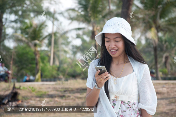 海灘上的美女