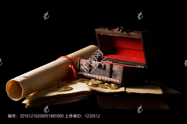 打開的書在黑色