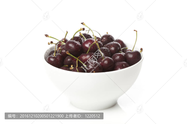 新鮮的紅櫻桃