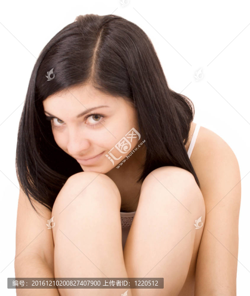 坐著的女人