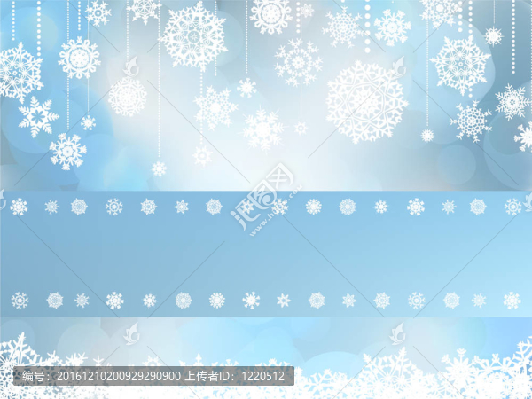 圣誕雪花圣誕賀卡。EPS,8