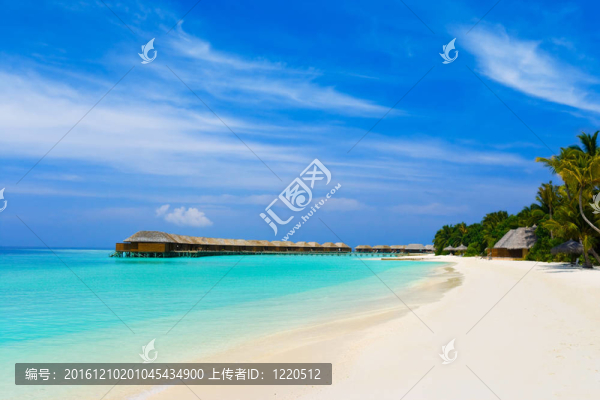 熱帶海灘平房