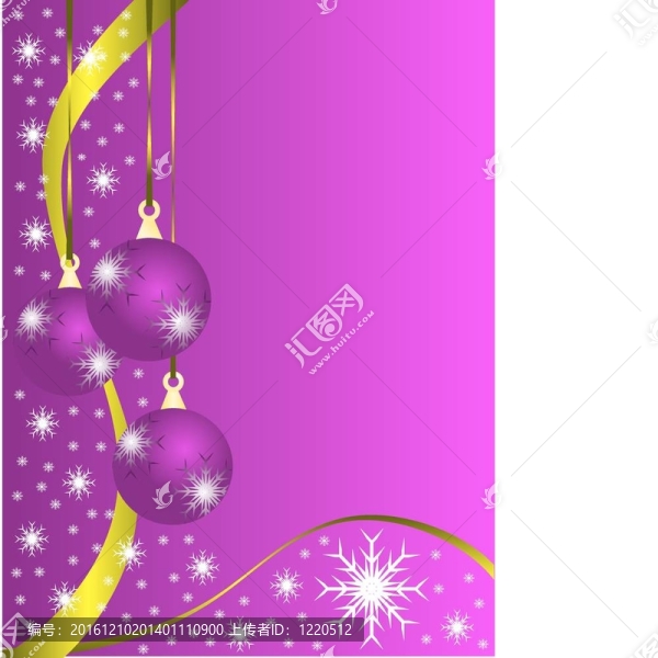 摘要圣誕裝飾品的插圖