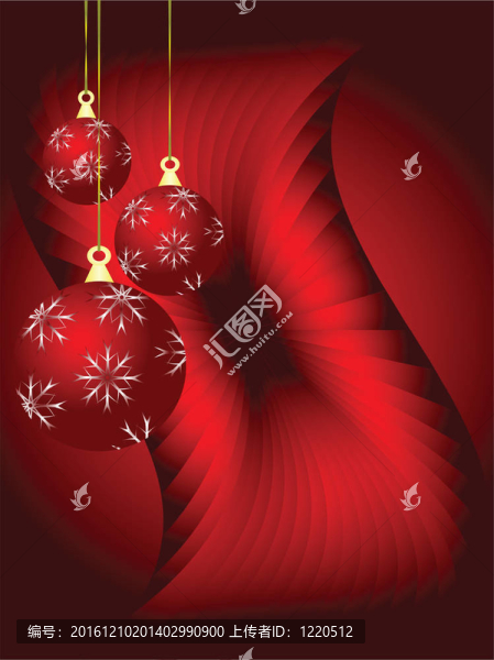 抽象圣誕插畫