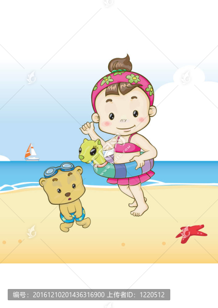 孩子們與自然