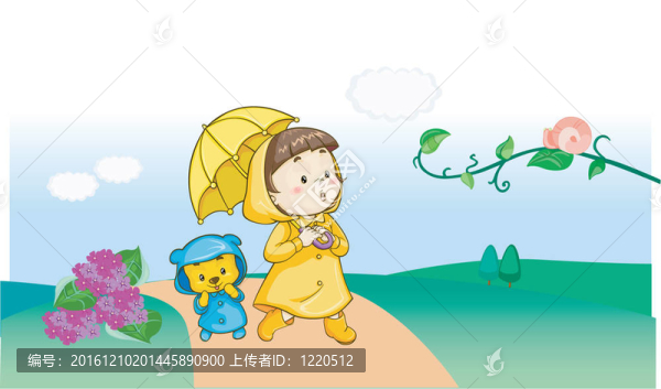 孩子們與自然