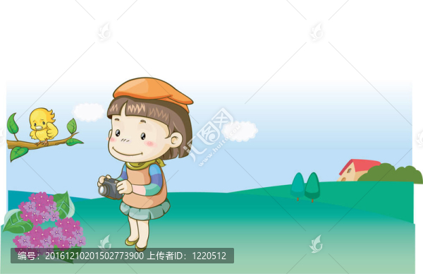 孩子們與自然