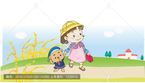 孩子們與自然