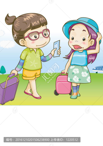 孩子們與自然