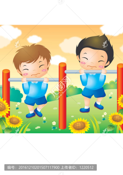 孩子們與自然