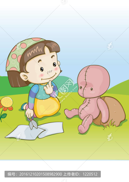 孩子們與自然