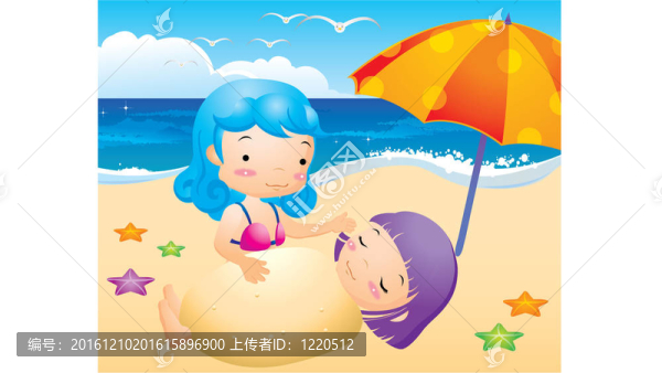 孩子們與自然
