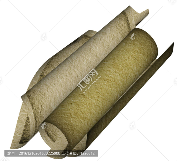 紋理舊紙卷