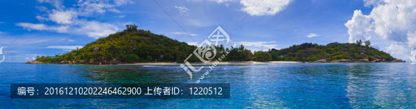 熱帶島嶼全景