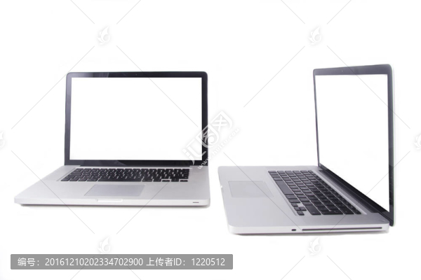 兩個鋁設計筆記本電腦