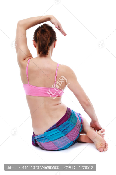 運(yùn)動(dòng)的年輕女士