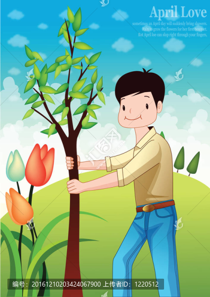 春與植物樹(shù)