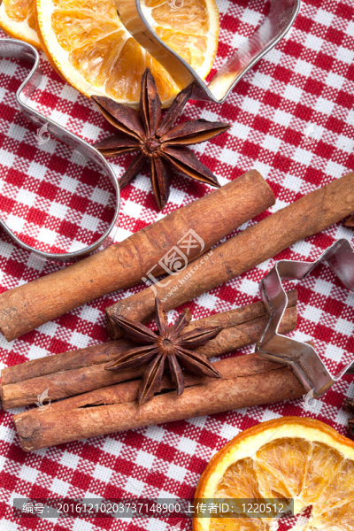柑橘肉桂和Anise