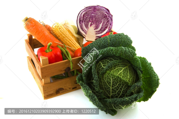 木箱的蔬菜