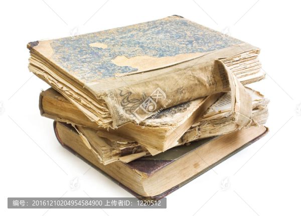 一張皺巴巴的舊書