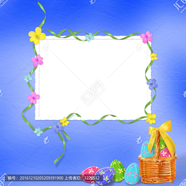 柔和的背景用彩蛋慶祝復活節(jié)