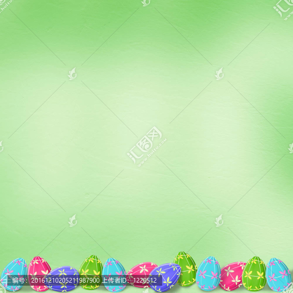 柔和的背景用彩蛋慶祝復(fù)活節(jié)