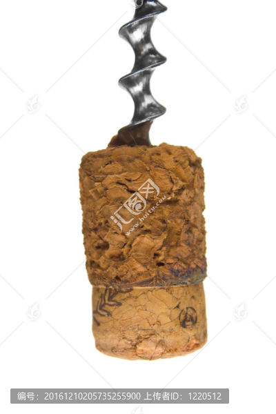從用開瓶器瓶Cork